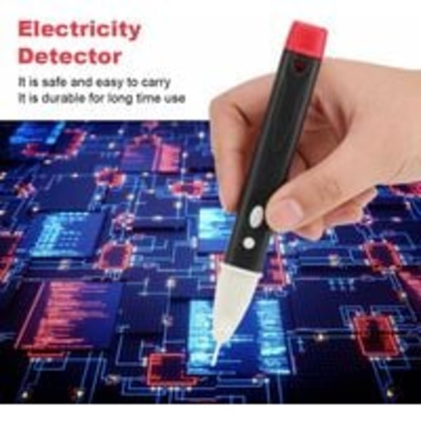 betterlife Elektrisk testpenna?Testpenna Elektroskop Elektrisk spänningstestpenna Högprecisionsfri, elektrisk röd, kontaktfri utgång