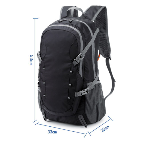 1 st 40L Lätt Packbar Ryggsäck för Vandring Resor Camping Vattentät Vikbar Utomhus Resa Dagryggsäck