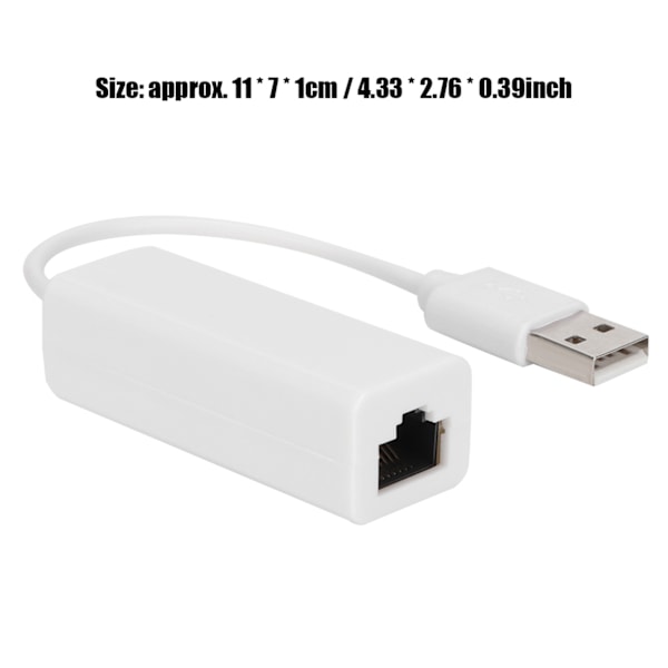 USB till RS485/422 Portkonverter RJ45-gränssnitt USB till 485-adapter (Vit)