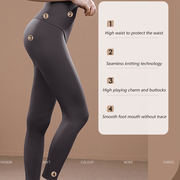 Gravide tights for kvinner, høy midje yoga tights for gravide