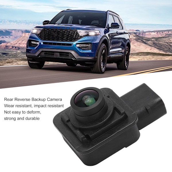Bagagerumsbackupkamera FL3Z 19G490 D Parkeringsassistent Backupkamera Udskiftning til Ford 2015‑2019