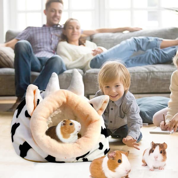 Hamster Marsvin Tilbehør Seng Hus Pinnsvin Bur Tilbehør Chinchilla Ilder Rotte Gerbil[TT]