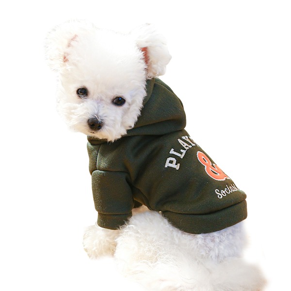 Valpkläder för små hundar Vinter Hund Hoodie Tröjor Varma Hundkläder för små hundar Chihuahua Rock Kläder Valp Katt Custume