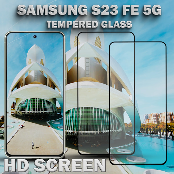 Samsung S23 FE 5G 9H Härdat Glas Skärmskydd – 2 Pack – Skydda Din Enhet med Stil