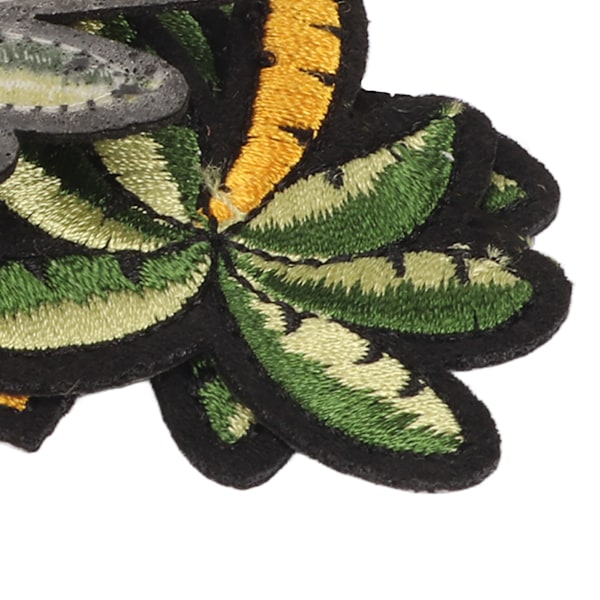30 st. Broderade Kokosnötträdsplaster Söt Form Polyesterfiber Tropiskt Palmträdsplaster för DIY