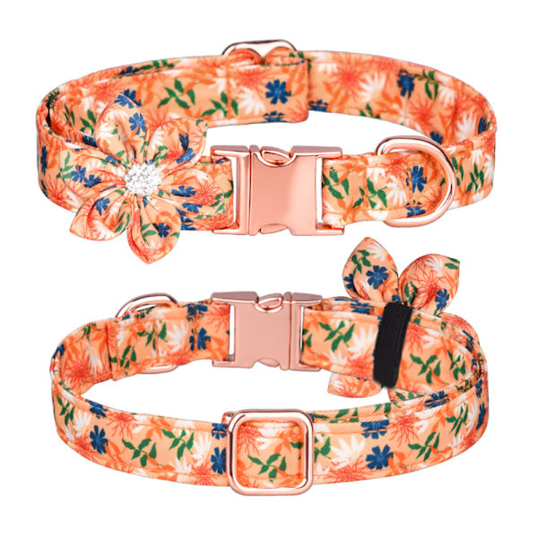 Hundekrave, pige hundekrave hundekrave blomstermønster hundekrave sød hundekrave