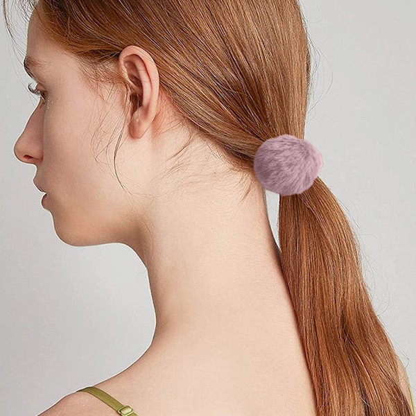 Pom Pom Elastiska Hårband Pom Hårband Sömlösa Hårband