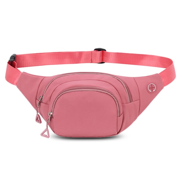 Fanny Packs för Kvinnor Plus Size, Nylon Workout Walking Bälte Väska Superlätt Löpning Midja Höft Väska Mode Män Crossbody