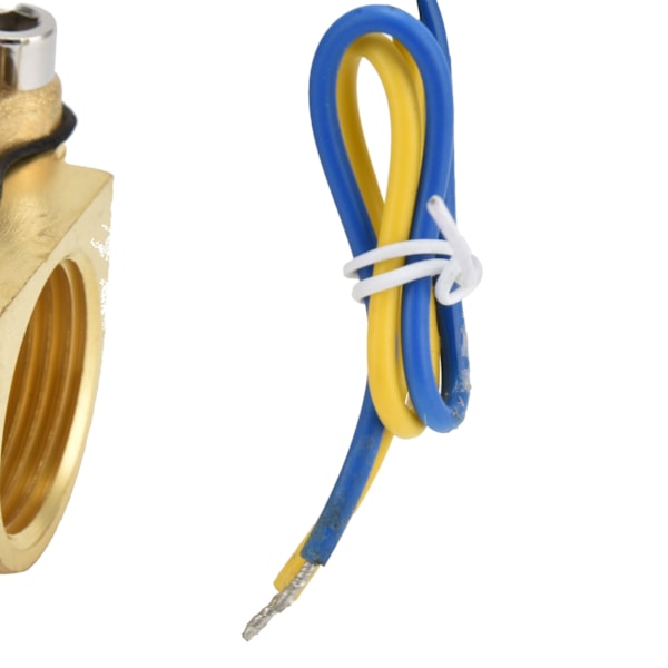 2W‑200‑20 G3/4in Solenoidventil i messing, normalt lukket, elektrisk solenoidventil for vann, luft, gass, DC24V