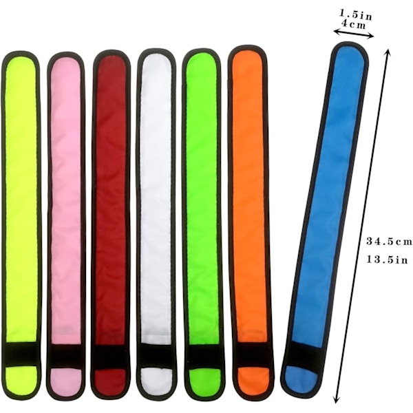 Rannekkeet Slap Bracelets Rannekkeet Vilahtavat Urheilupaketti Glow Party -tarvikkeita Elämille, Festivaaleille Juoksu Juhlille Yötapahtumille