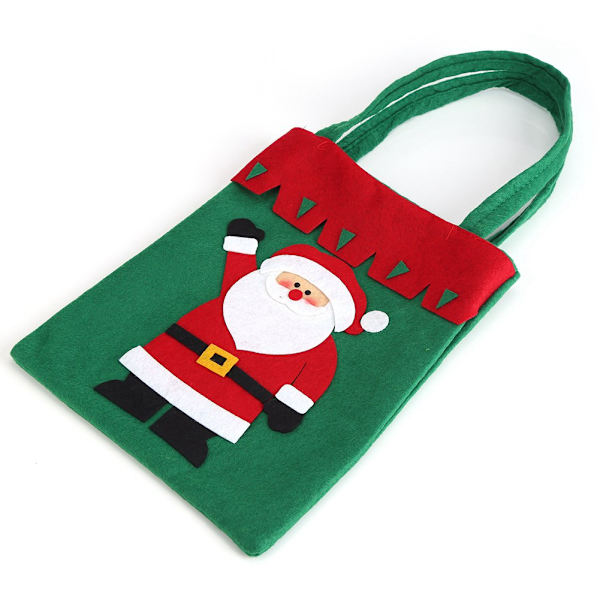Sød Julemand Julegodt Håndtaske Gave Buckram Taske Jul Julebørn Dekoration Julemand