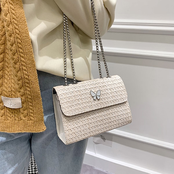 Clutchväska för kvinnor, Clutch, Justerbar Kedja Quiltat Crossbody