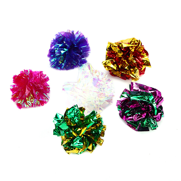 Originale Mylar Raslebolde Kattelegetøj Raslebolde Kattelegetøj