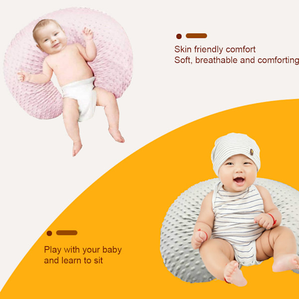Ammepudebetræk og amme- og flaskefodringsplacering, babysupport, maveliggende tid