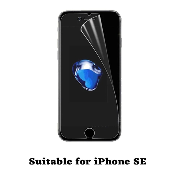 iPhone SE HD Skärmskydd Skyddsplast Displayfilm transparent