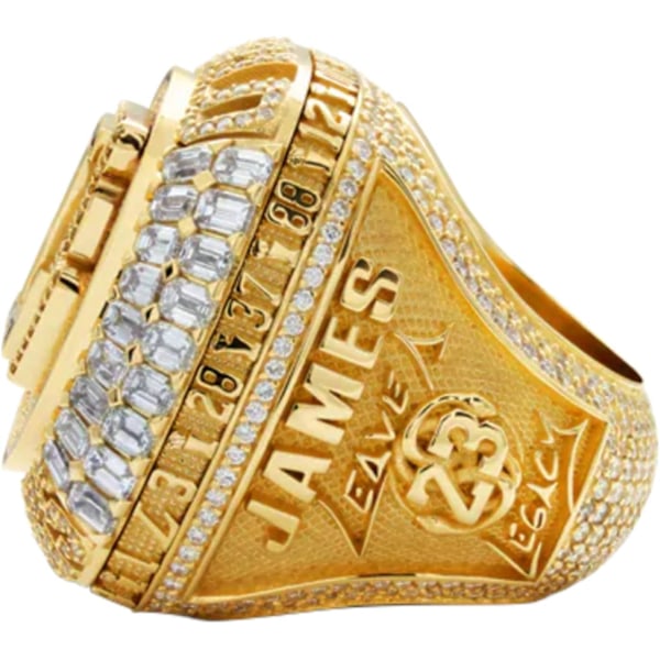 2020 Lakers Mesterskabsring 2020 Officiel Version Aftagelig Ring Replika Lebron LA Champions Ring med Champions Box til Samling Fans Gave