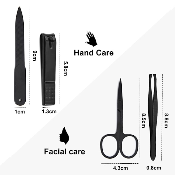Nagelklipparset Manikyrset Manikyrvårdssats