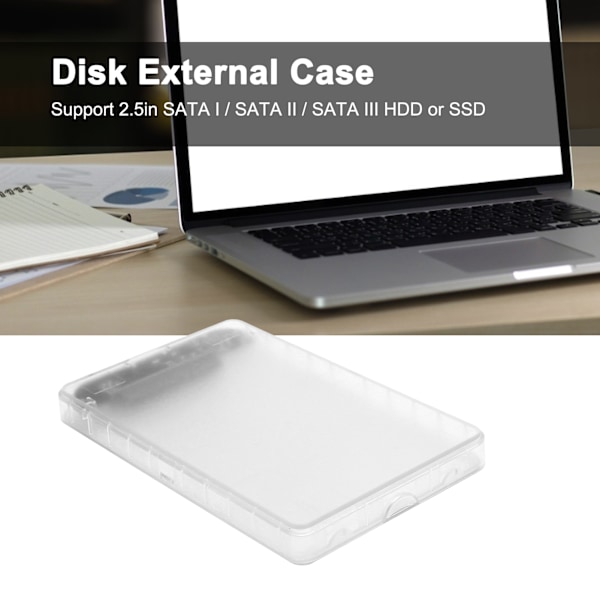 USB3.0 Disk Extern Hårdiskkåpa SATA Hårddiskhölje 2.5 tum HDD/SSD Lagringsskyddslåda