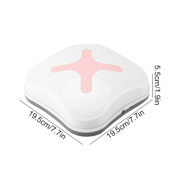 USB Laddningsbar Smart Soptunna Robot Mini Städmaskin Dammsugare Rosa