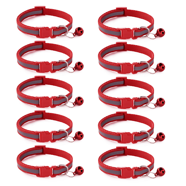 Valp Halsband, D Halsband Justerbar Breakaway 19-32cm, Kull Identifiering Halsband för Hundvalp