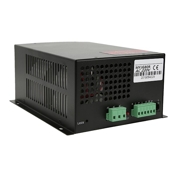 MYJG-80 Laser Strømforsyning 80W AC220V/AC110V for Lasergraverings- og Kuttermaskin
