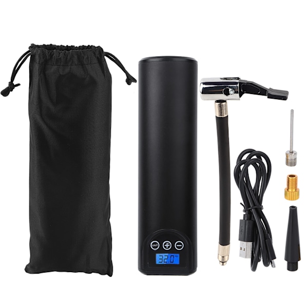 Elektrisk Luftpump Inflator Högtrycks Mini Bärbar Cykel Motorcykel Bil Inflator