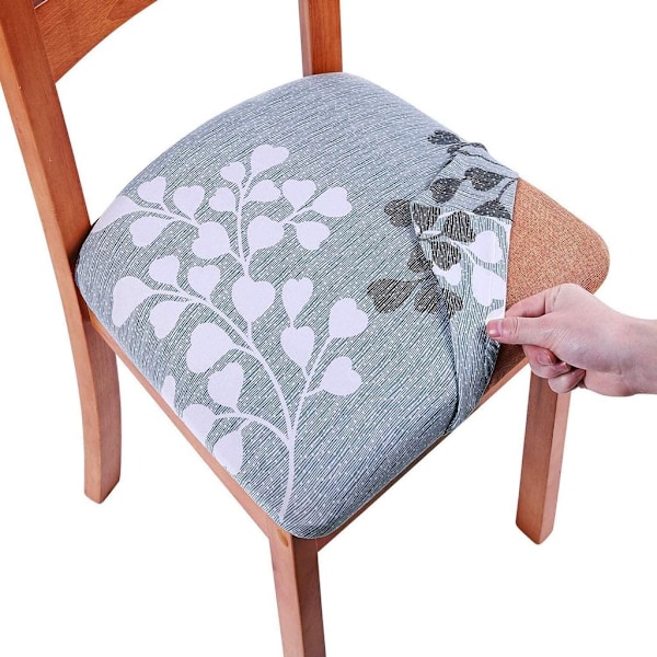 Set med 4 stretchstolsöverdrag, sits mjuka stolsöverdrag, cover, cover för matsalsstolar, tvättbara cover för