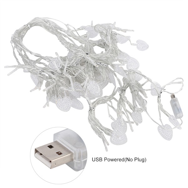 2 x 1.5m 124 LED Fönstergardin Fairy Lights för Sovrum Trädgård Fest Jul Varmvit
