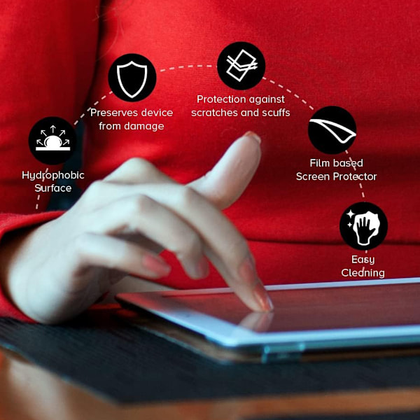 Nettbrett film-HD transparent [naked chip]-Skjermbeskytter til Galaxy Tab A9+ 11\" Transparent