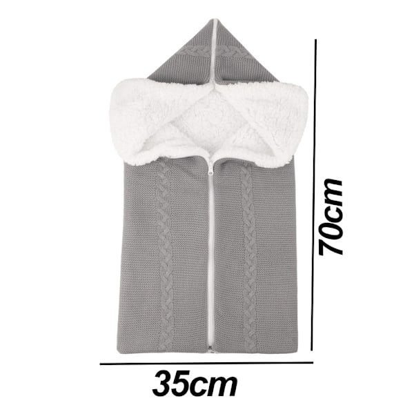 Babyteppe til å swaddling, multifunksjonell sovepose for baby
