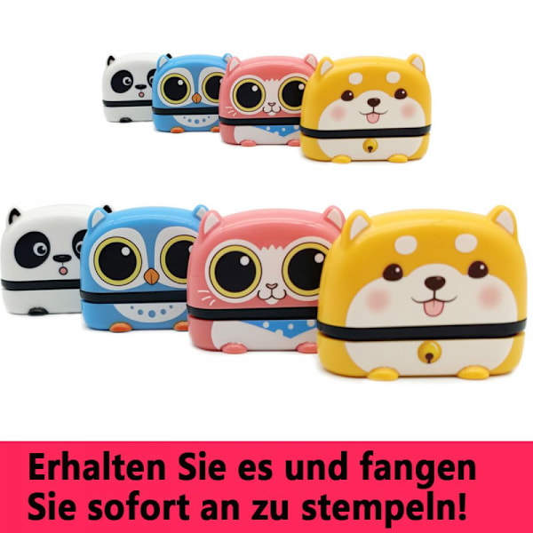 5 kpl Lasten Nimi Leima Valkoinen Panda