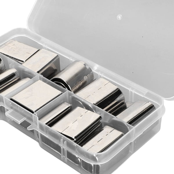 28 Formar Hollow Punch Cutter Set Rektangulär Högkolstål Läder Die Cutter Läderverktyg för Läder