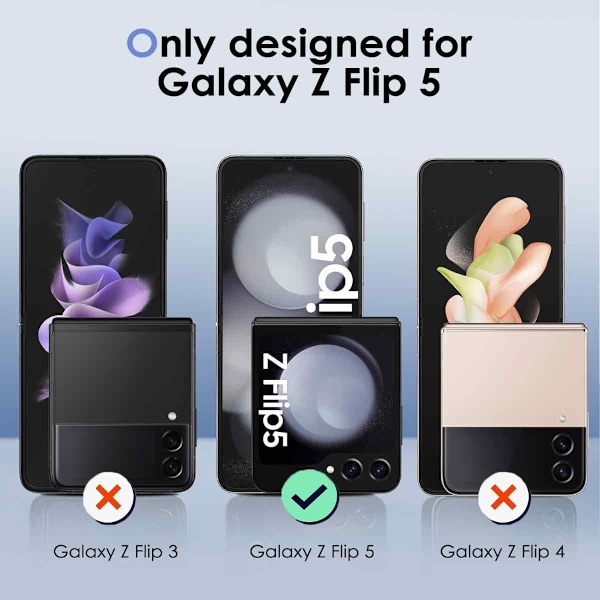 Samsung Galaxy Z Flip 5 Näytönsuoja Suojamuovi Näytönsuoja TPU läpinäkyvä
