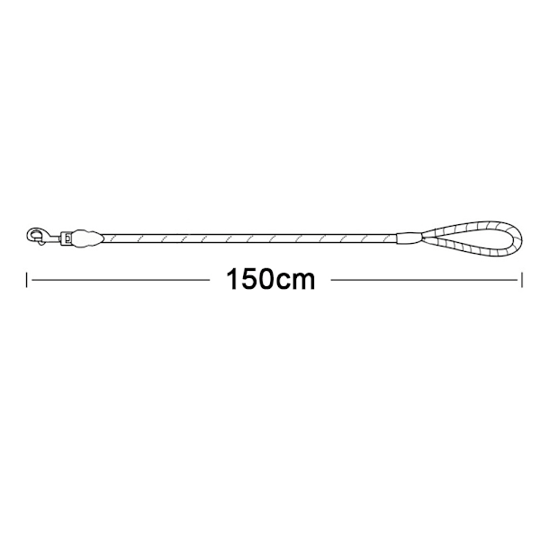 Hundeleie for kjæledyr, egnet for små, mellomstore og store hunder