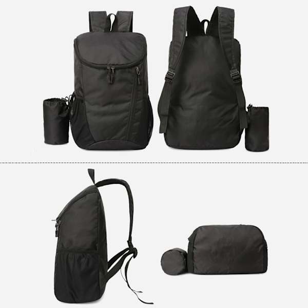 1 st 20L Lätt Packbar Ryggsäck, Liten Vikbar Vandringsryggsäck Dagryggsäck för Resa Camping Utomhussemester