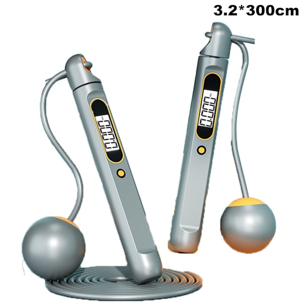 Smart Springtov for Fitness, Vægtløs Hurtig Springtov, Justerbar Længde