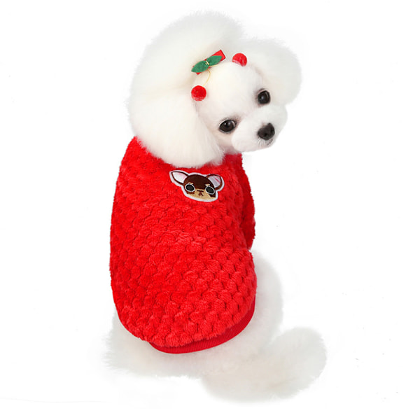 Hundeklæder Vinter kæledyrs tøj Kat lille hund kæledyrs tøj To ben sweater