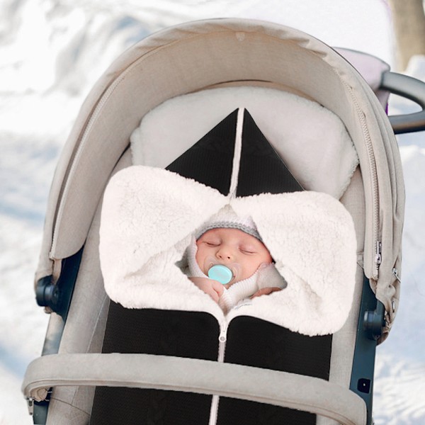 Multifunktionell Babysovpåse, Spädbarnsfilt, Vagnomslag, Sovmatta