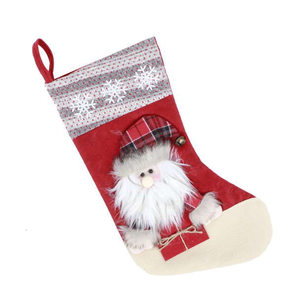 Hängande jullovsstrumpor Sock Presentpåse Hängande