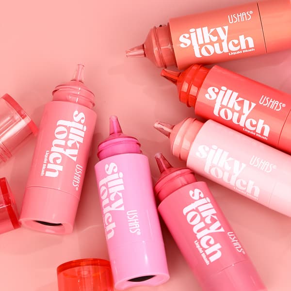 6-farvet naturlig flydende blush