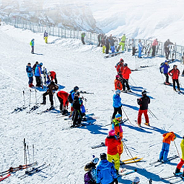 Dobbeltlags anti-dug store sfæriske ski-briller til voksne mænd og kvinder