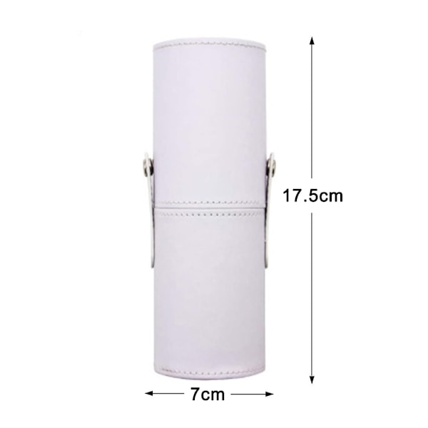Bærbar Make Up Penselholder, Kosmetik Pensel Spand Opbevaring Cylinder PU Læder Kosmetik Make Up Kop Organizer til Skrivebord og Rejse