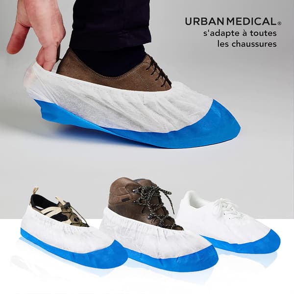 Long-lasting, durable overshoes with thick non-slip sole per - ove[TT]