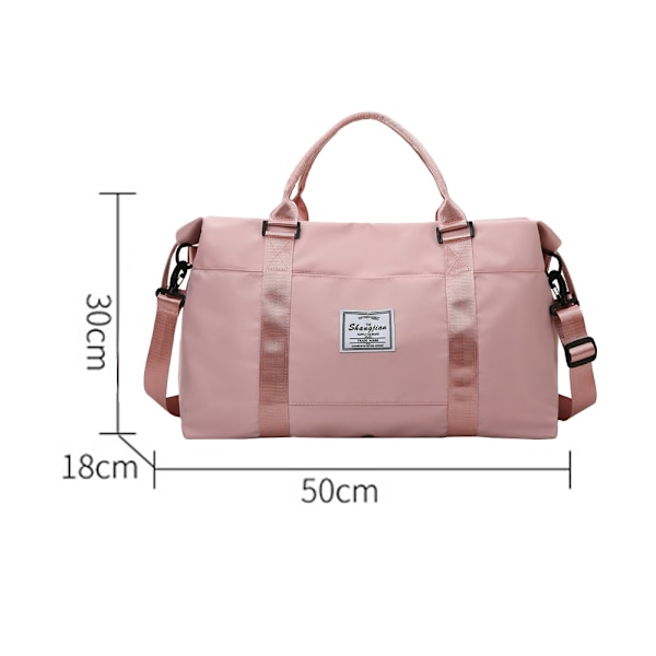 Reiseveske Duffel Gym Bag med tørr og våt separasjon