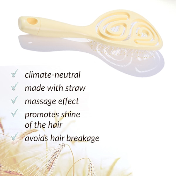 Ventileret Tangle Brush til Vådt & Tørt Hår - Massagekam - Glider Glat - Ventileret Tangle Brush til Mænd, Kvinder, Børn