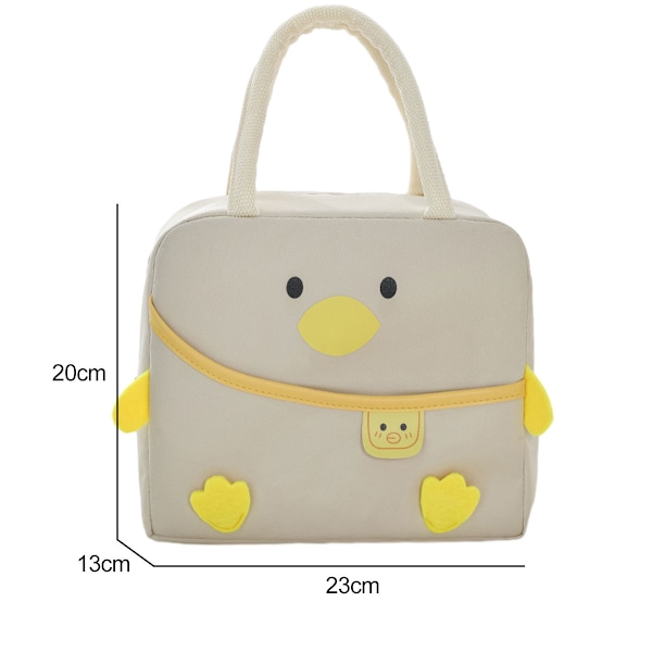 Återanvändbar Lunchlåda, Cartoon Tote Bag för Kvinnor/Män, Arbete, Skola, Flickor, Pojkar, Picknick, Resa
