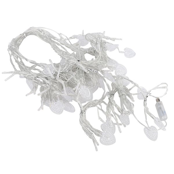 2 x 1.5m 124 LED Fönstergardin Fairy Lights för Sovrum Trädgård Fest Jul Varmvit