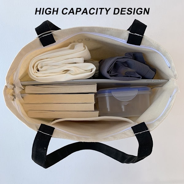 Tote Bag for Kvinner, Gjenbrukbare Handleposer, til Julegaver, Shopping & Strand