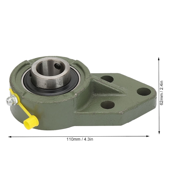 Høj kulstofkrom lejeindsats med 3-bolt kuglebeslag flanger (UCFB204)