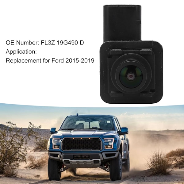 Bagagerumsbackupkamera FL3Z 19G490 D Parkeringsassistent Backupkamera Udskiftning til Ford 2015‑2019